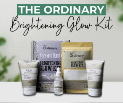 The Ordinary Face & Hand Brightening Glow kit 4 in 1 Bundle